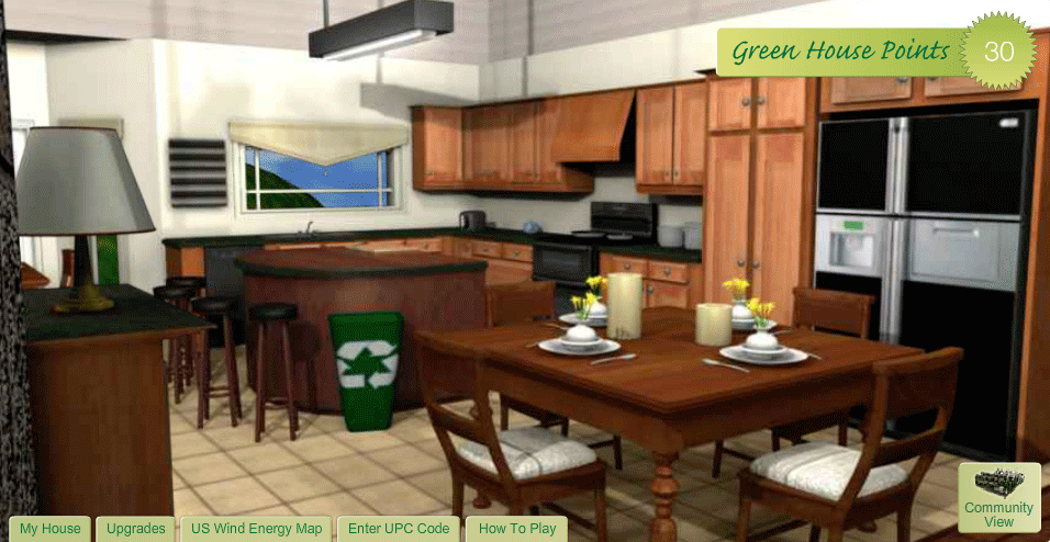 Silk Soymilk: Virtual Green House - kitchen